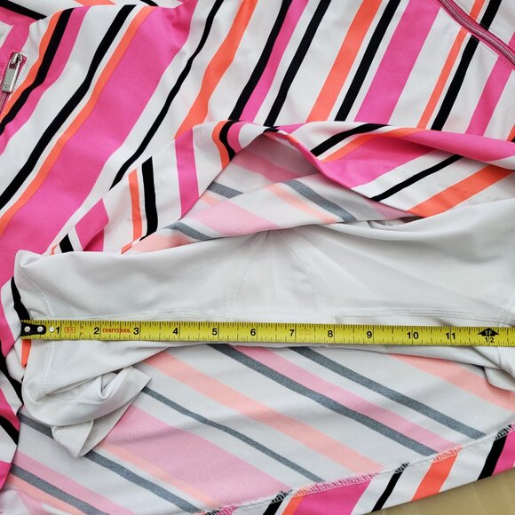 Tail 18" Darby Pull-On Golf Pickleball Tennis Skort Sherbert Stripe Color Medium - Picture 10 of 13